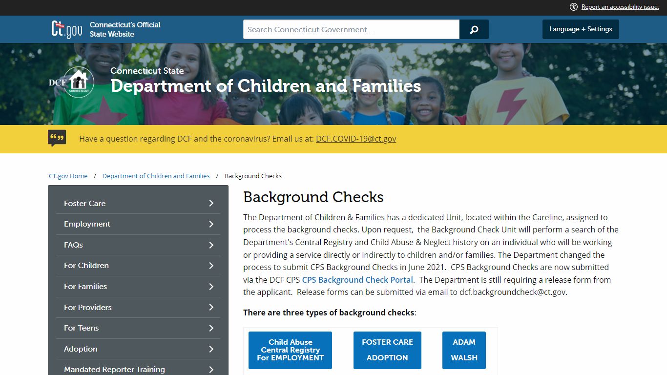 Background Checks - ct